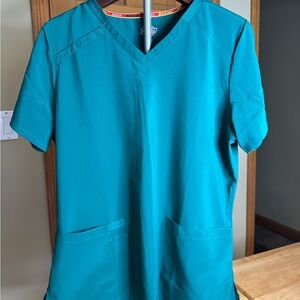 Dickies Green V-Neck Women's Top